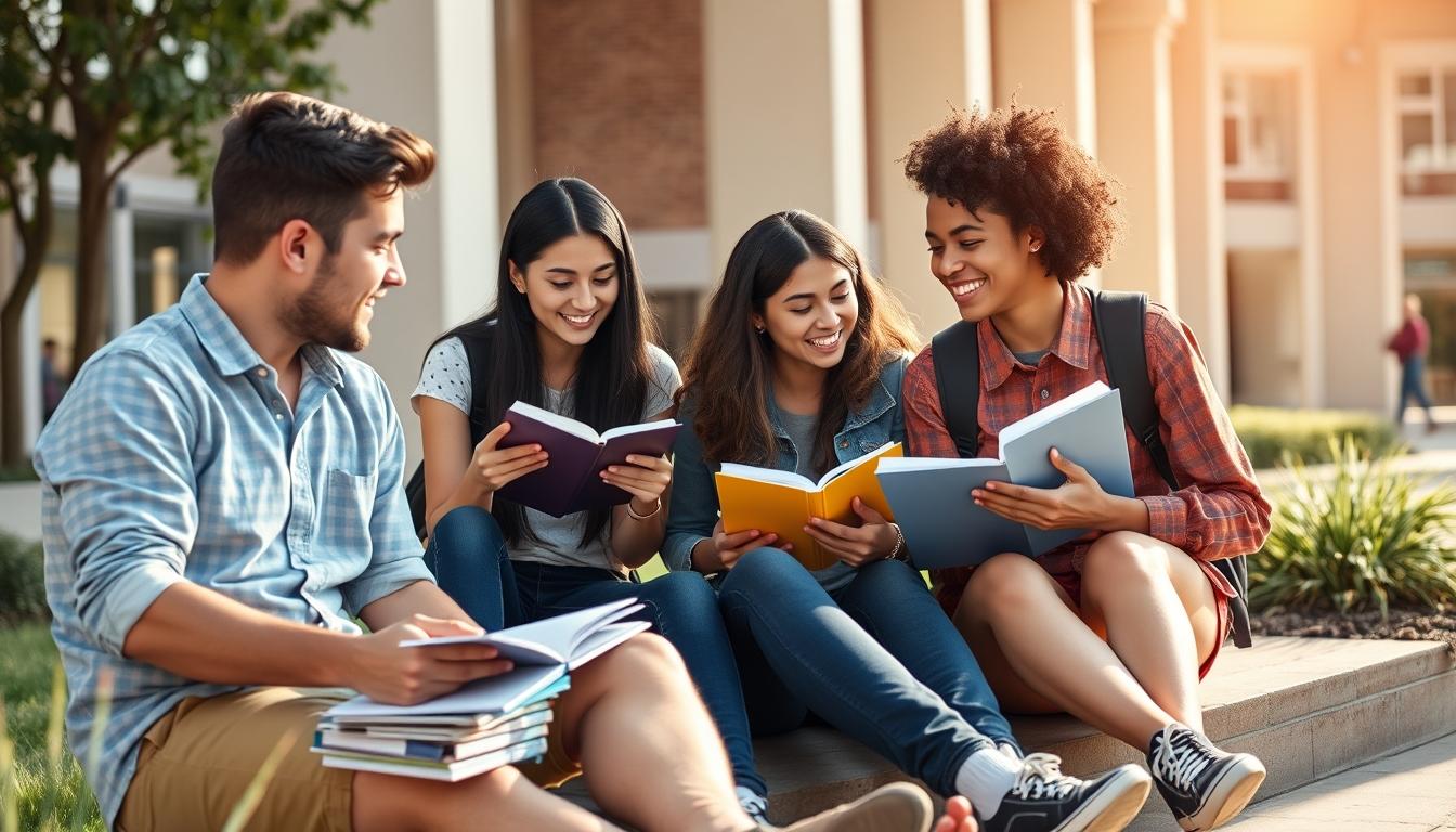 Student developing practical and academic skills